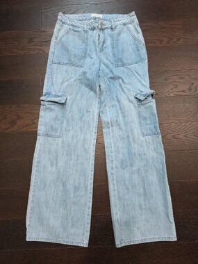Women's sz 7/28 Ashley Mason Wide Leg Jeans